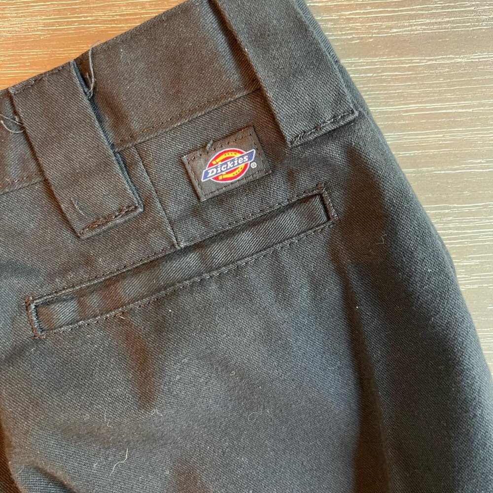 Kids Dickies Slim Straight Black Cargo Pants Size 10 - Picture 4 of 5